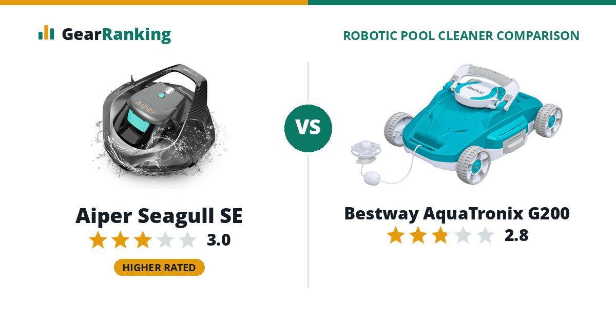 Aiper Seagull SE vs Bestway AquaTronix G200