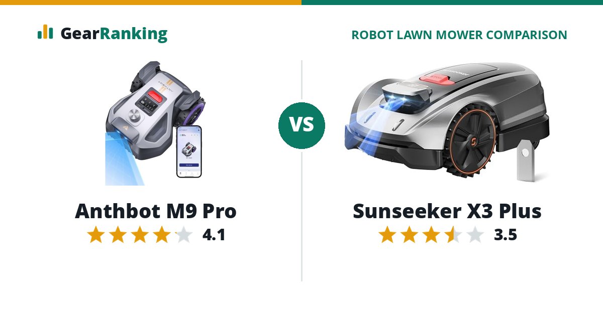 Anthbot M9 Pro vs Sunseeker X3 Plus