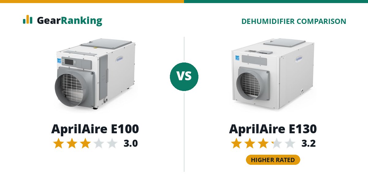 AprilAire E100 vs AprilAire E130