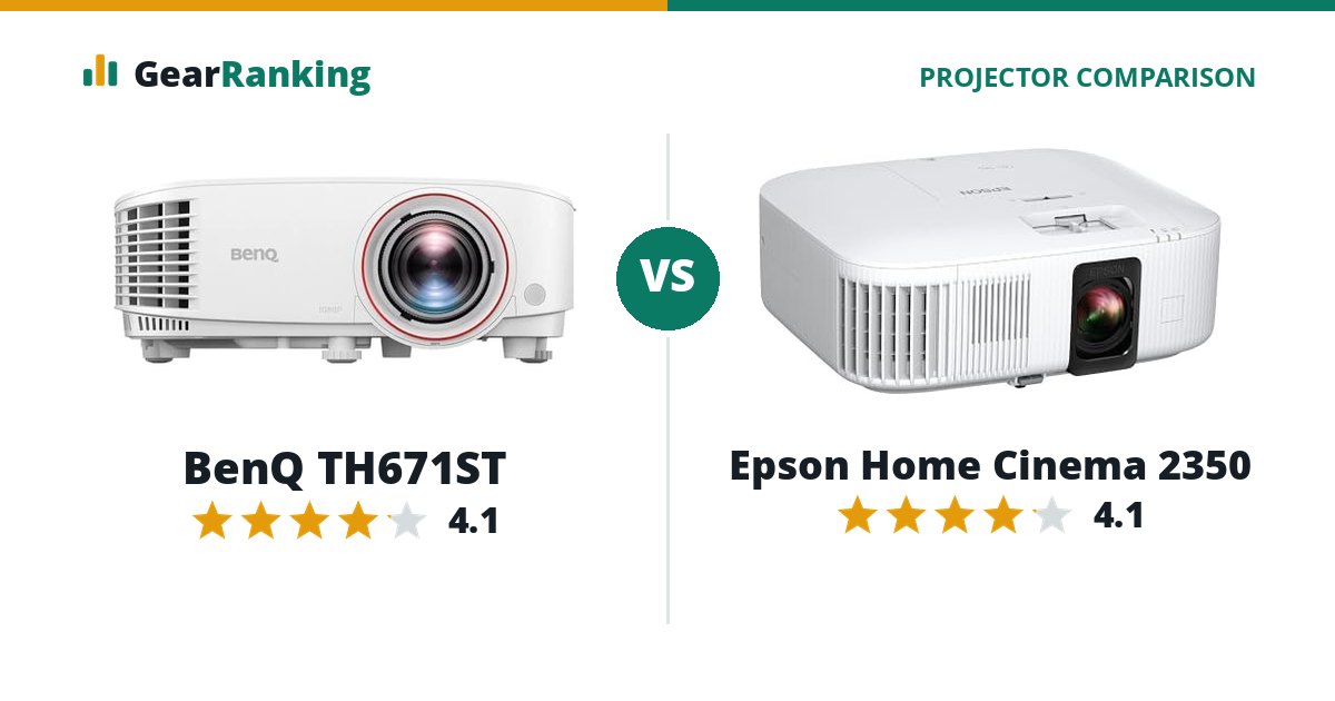 BenQ TH671ST vs Epson Home Cinema 2350