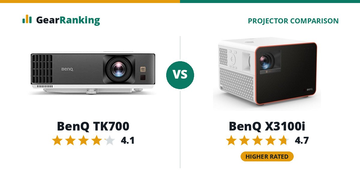 BenQ TK700 vs BenQ X3100i