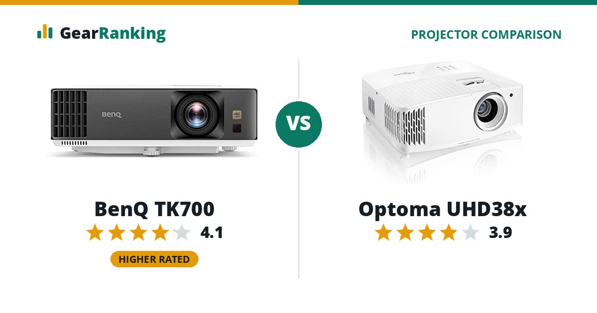 BenQ TK700 vs Optoma UHD38x
