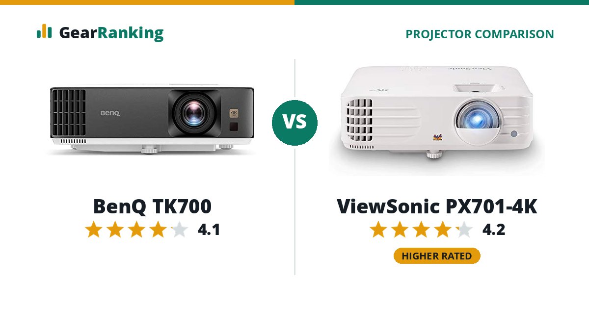 BenQ TK700 vs ViewSonic PX701-4K