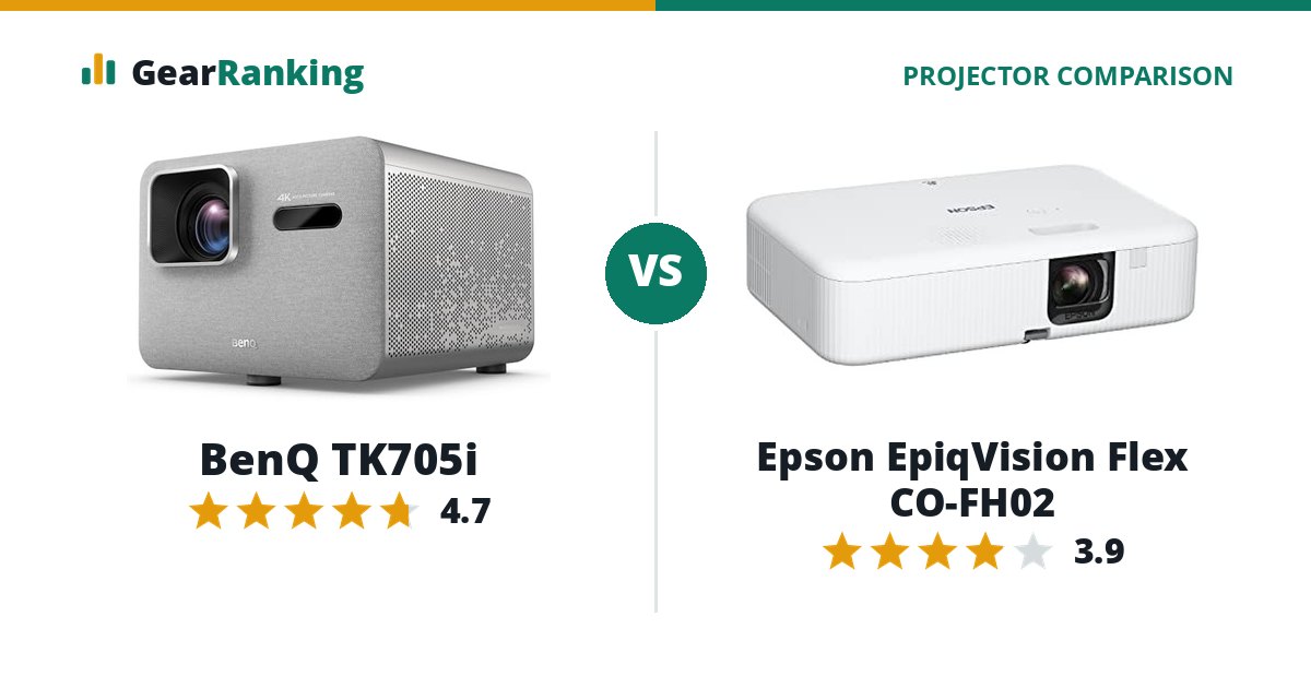 BenQ TK705i vs Epson EpiqVision Flex CO-FH02