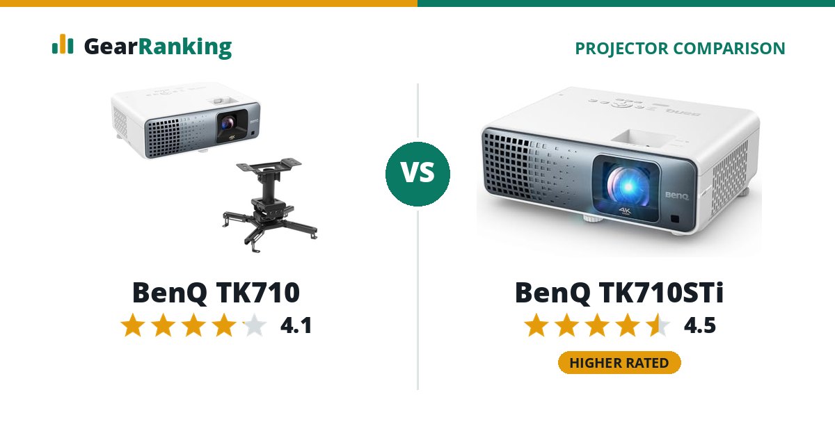 BenQ TK710 vs BenQ TK710STi
