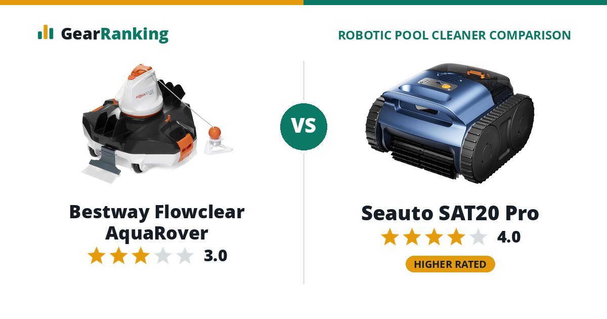 Bestway Flowclear AquaRover vs Seauto SAT20 Pro