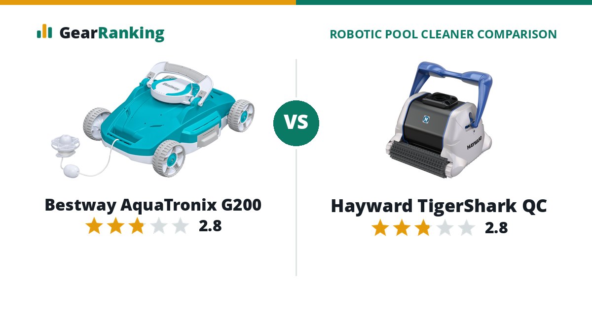 Bestway AquaTronix G200 vs Hayward TigerShark QC