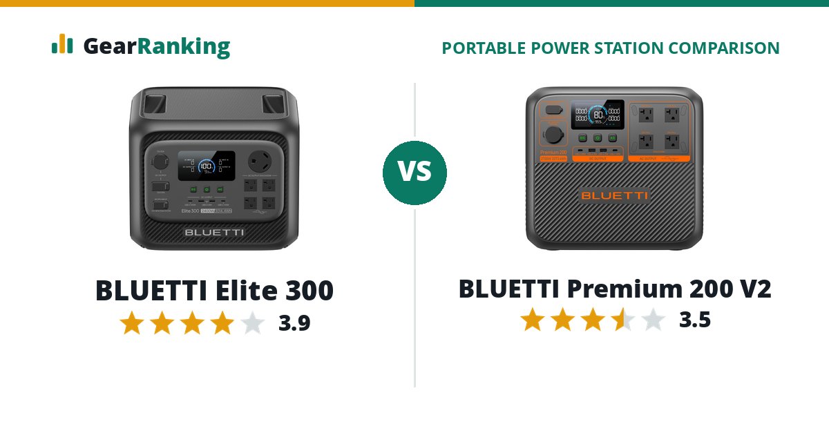 BLUETTI Elite 300 vs BLUETTI Premium 200 V2