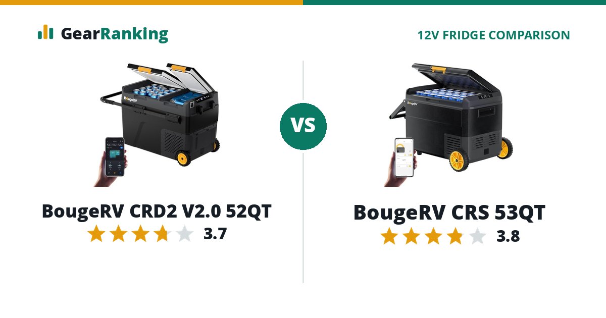 BougeRV CRD2 V2.0 52QT vs BougeRV CRS 53QT