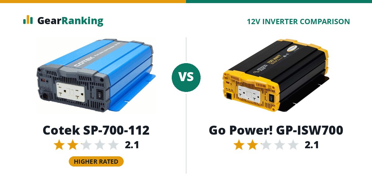Cotek SP-700-112 vs Go Power! GP-ISW700