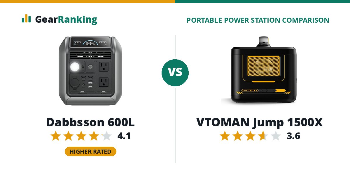 Dabbsson 600L vs VTOMAN Jump 1500X