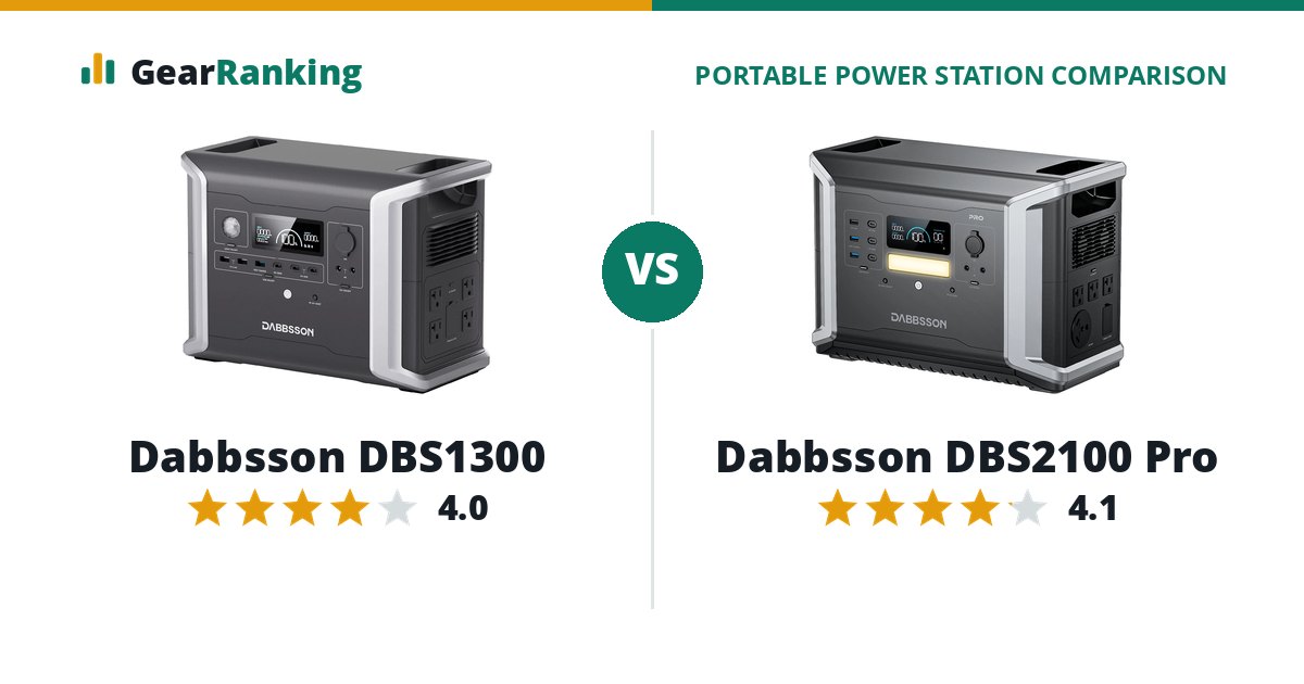 Dabbsson DBS1300 vs Dabbsson DBS2100 Pro