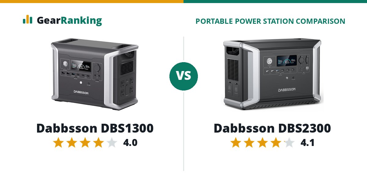 Dabbsson DBS1300 vs Dabbsson DBS2300