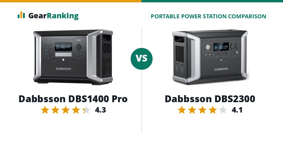 Dabbsson DBS1400 Pro vs Dabbsson DBS2300