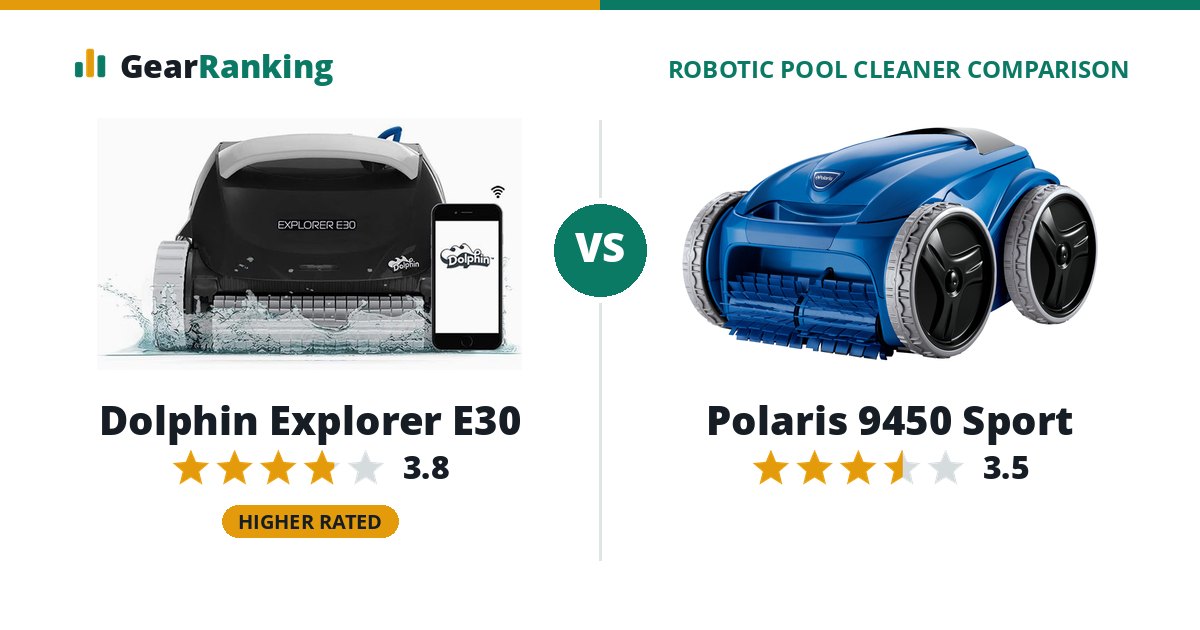 Dolphin Explorer E30 vs Polaris 9450 Sport