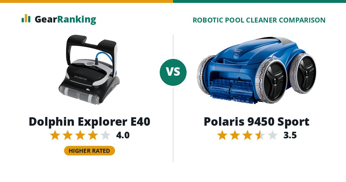 Dolphin Explorer E40 vs Polaris 9450 Sport