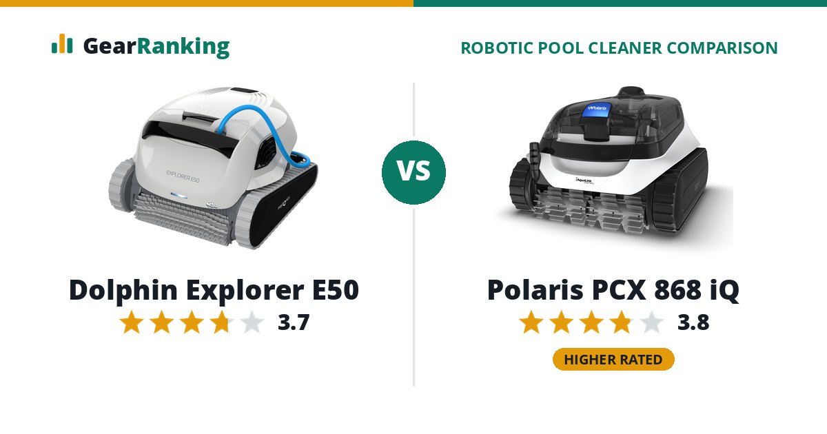 Dolphin Explorer E50 vs Polaris PCX 868 iQ