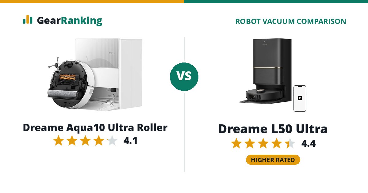 Dreame Aqua10 Ultra Roller vs Dreame L50 Ultra