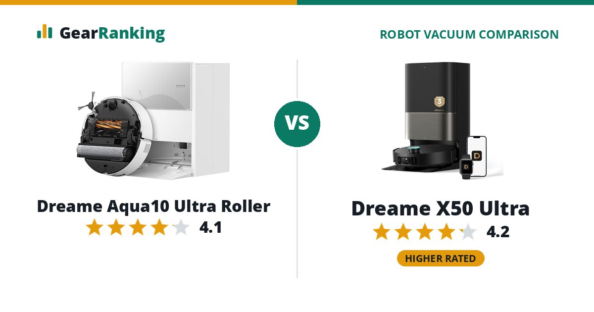 Dreame Aqua10 Ultra Roller vs Dreame X50 Ultra