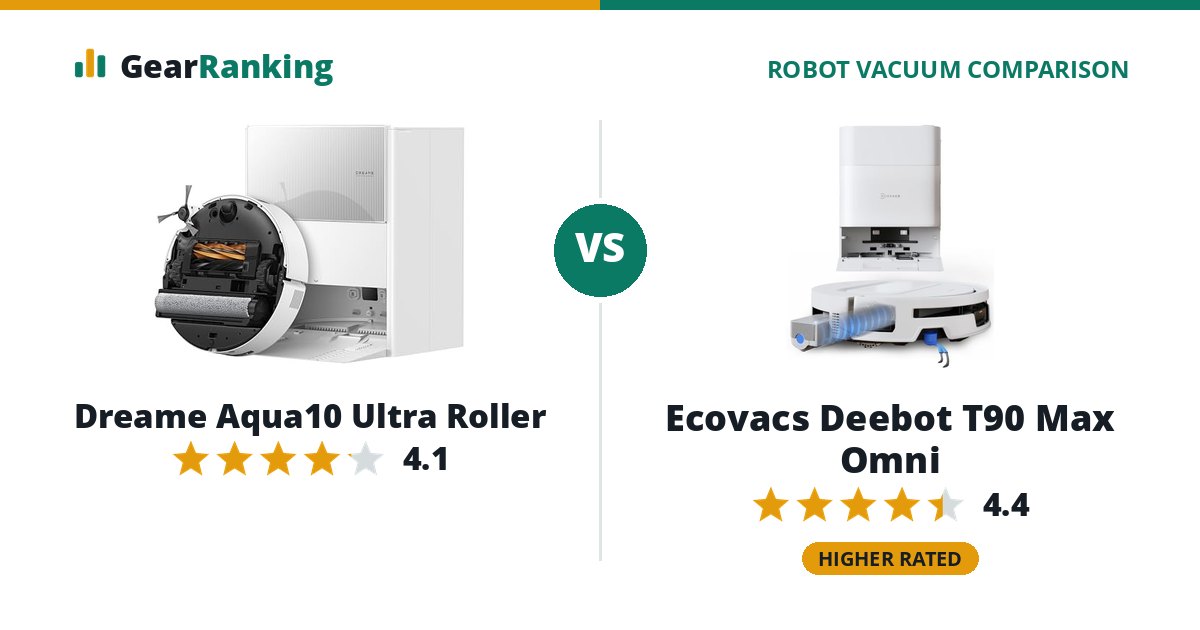 Dreame Aqua10 Ultra Roller vs Ecovacs Deebot T90 Max Omni