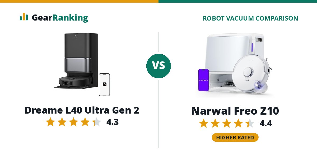 Dreame L40 Ultra Gen 2 vs Narwal Freo Z10