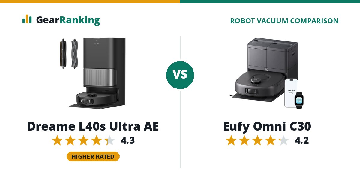 Dreame L40s Ultra AE vs Eufy Omni C30