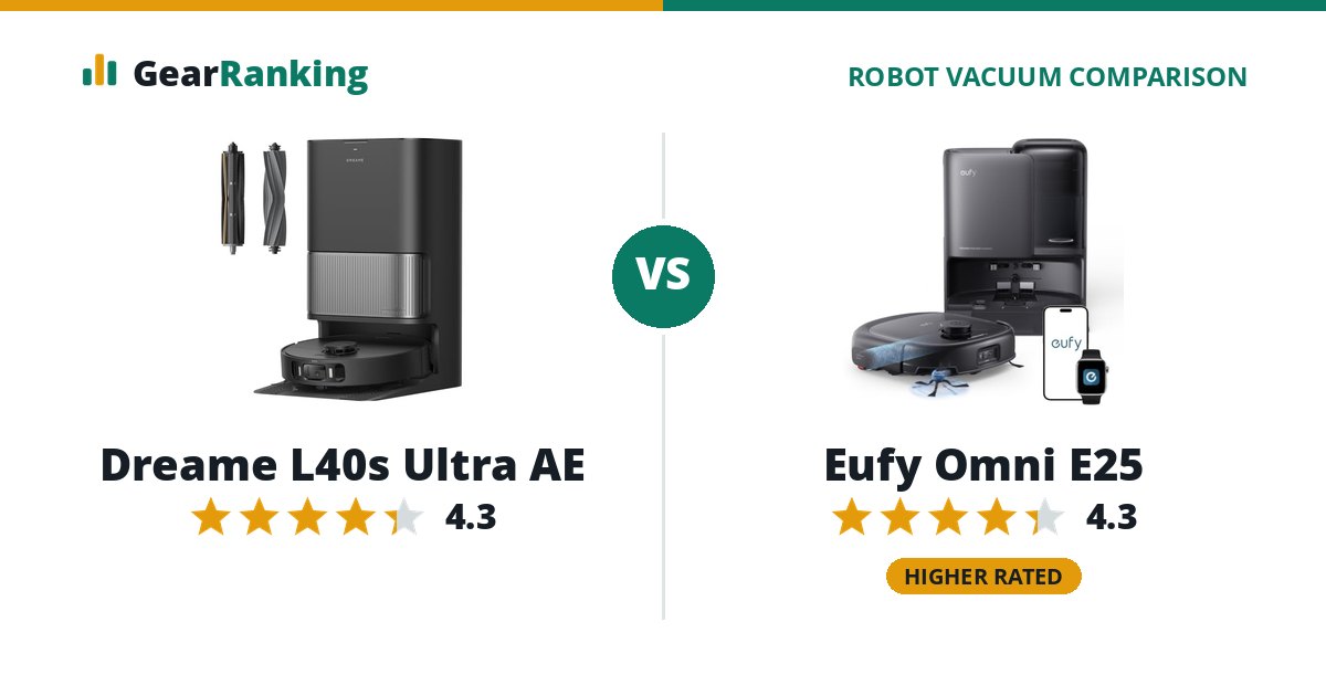 Dreame L40s Ultra AE vs Eufy Omni E25