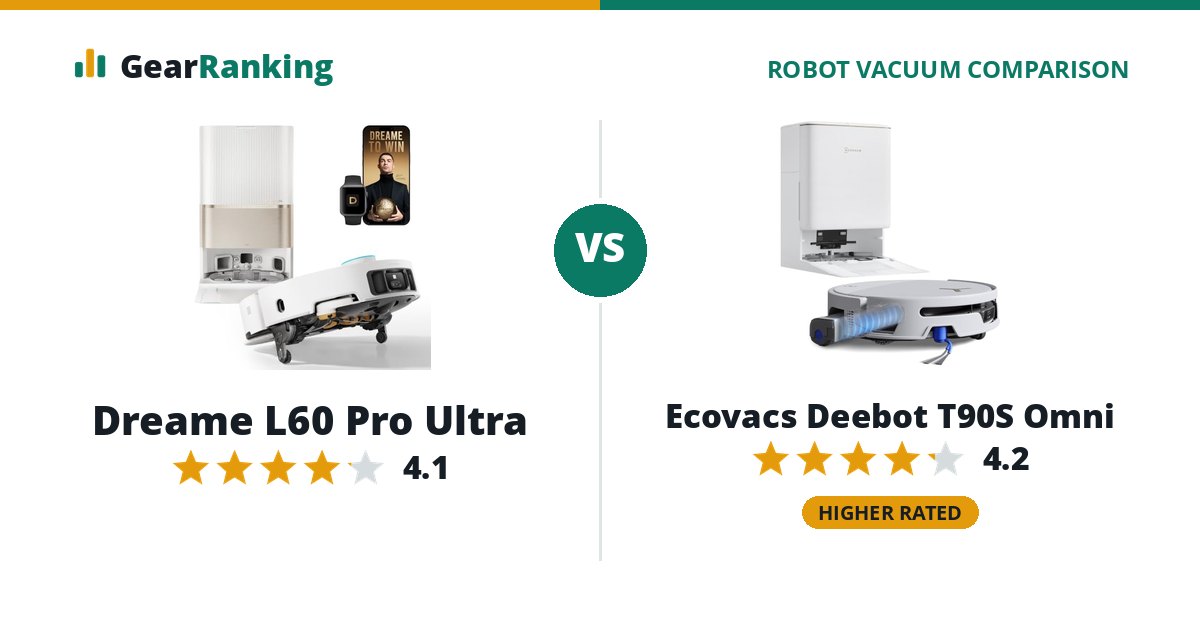 Dreame L60 Pro Ultra vs Ecovacs Deebot T90S Omni