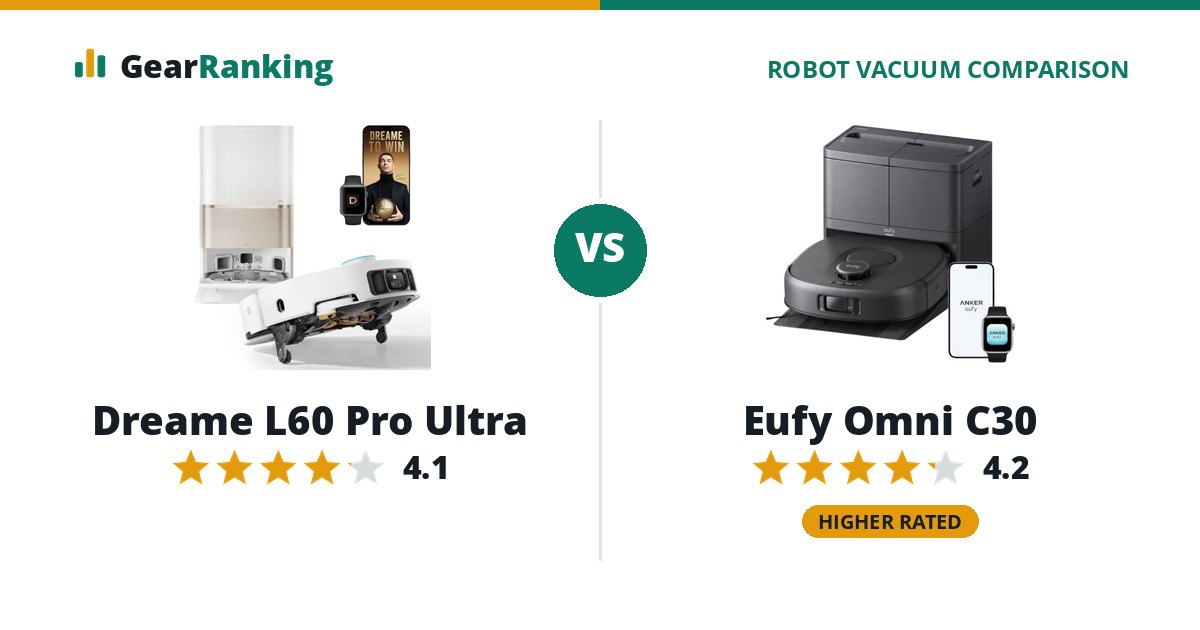 Dreame L60 Pro Ultra vs Eufy Omni C30