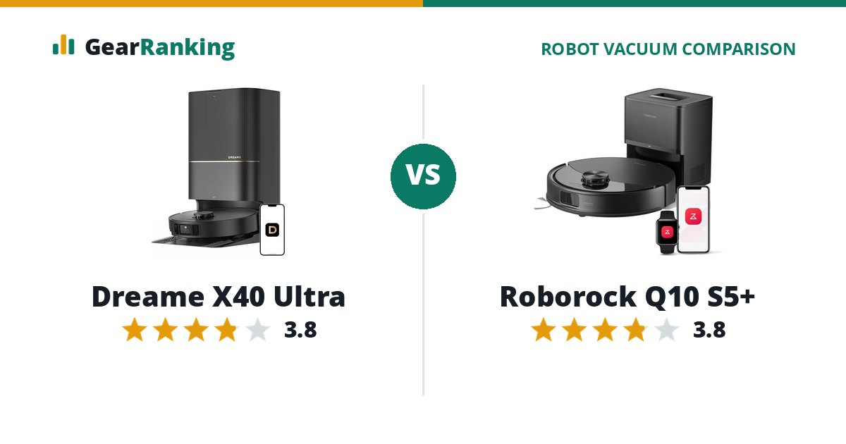 Dreame X40 Ultra vs Roborock Q10 S5+