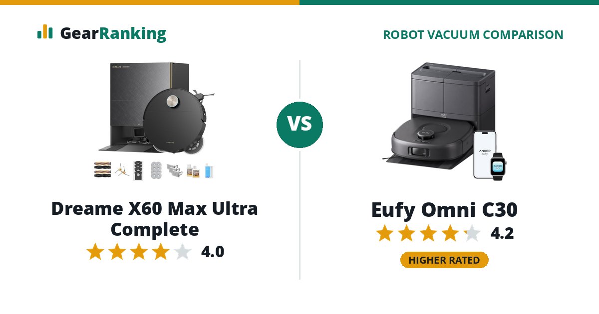 Dreame X60 Max Ultra Complete vs Eufy Omni C30