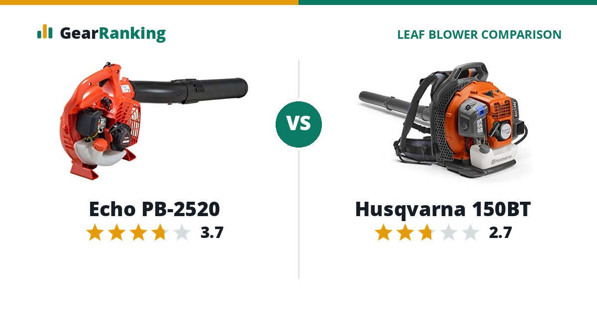 Echo PB-2520 vs Husqvarna 150BT