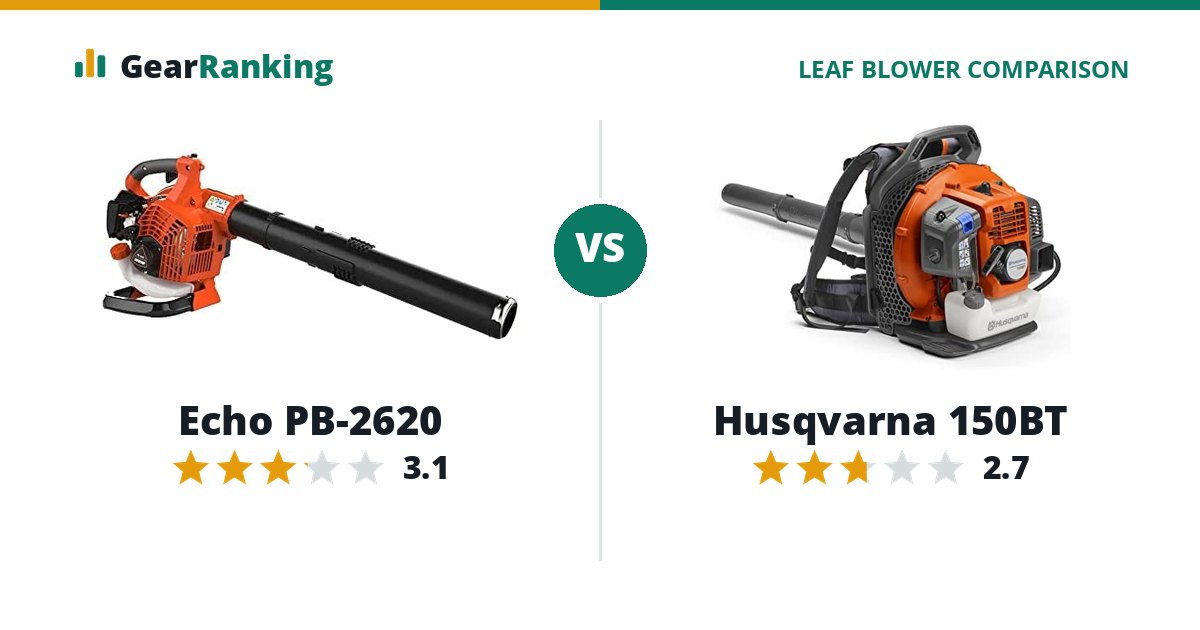 Echo PB-2620 vs Husqvarna 150BT