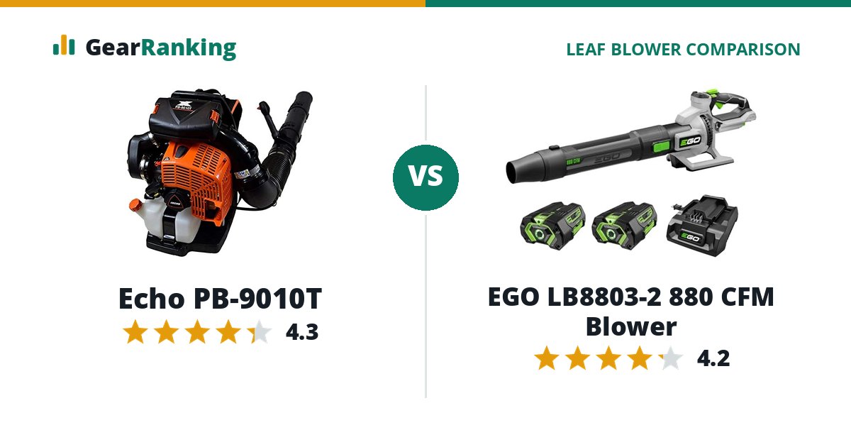 Echo PB-9010T vs EGO LB8803-2 880 CFM Blower