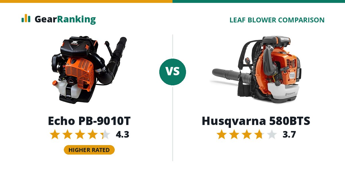 Echo PB-9010T vs Husqvarna 580BTS