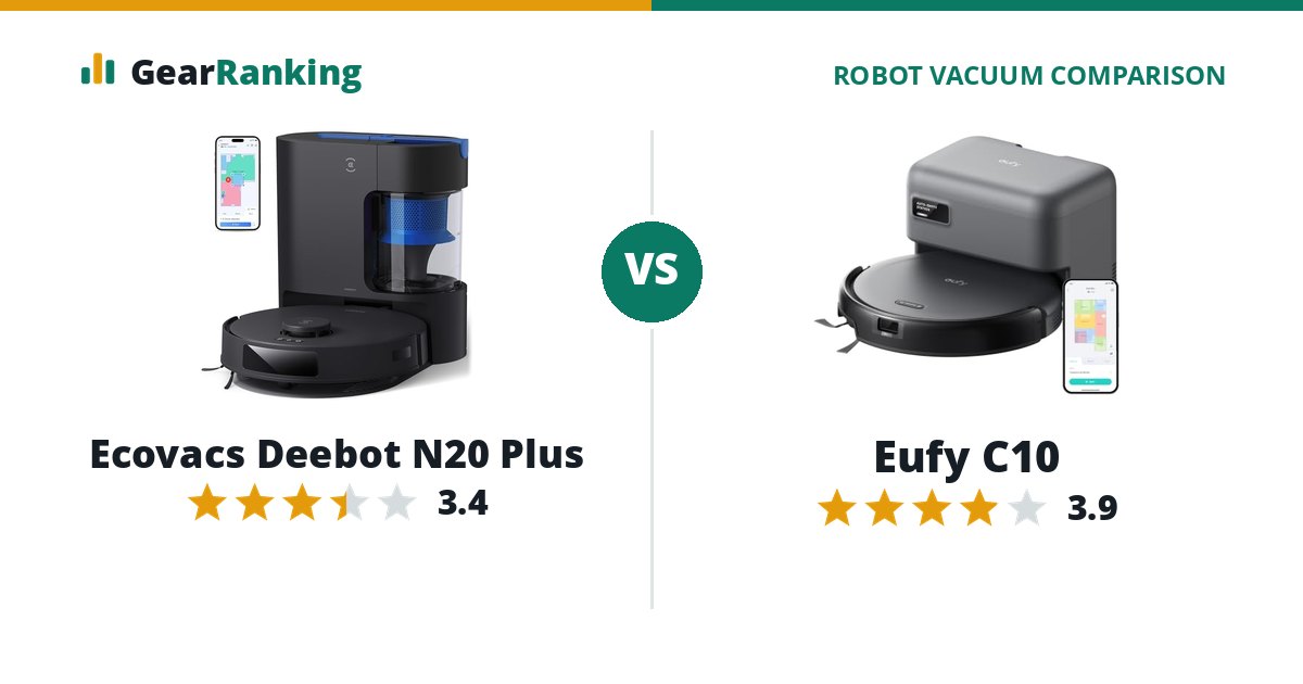 Ecovacs Deebot N20 Plus vs Eufy C10
