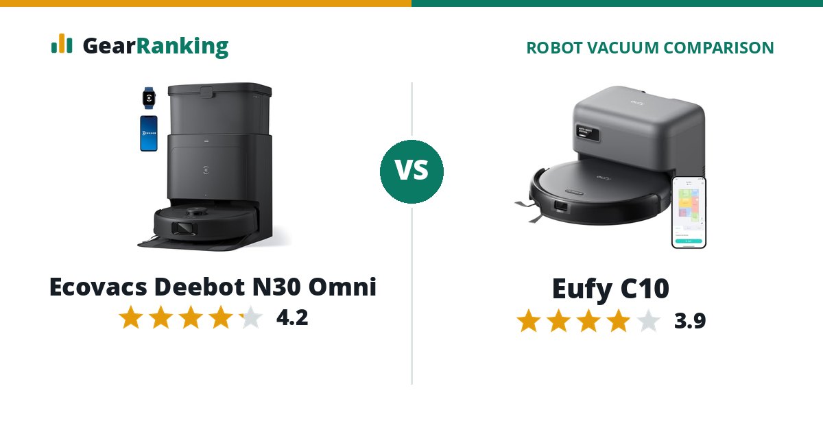 Ecovacs Deebot N30 Omni vs Eufy C10