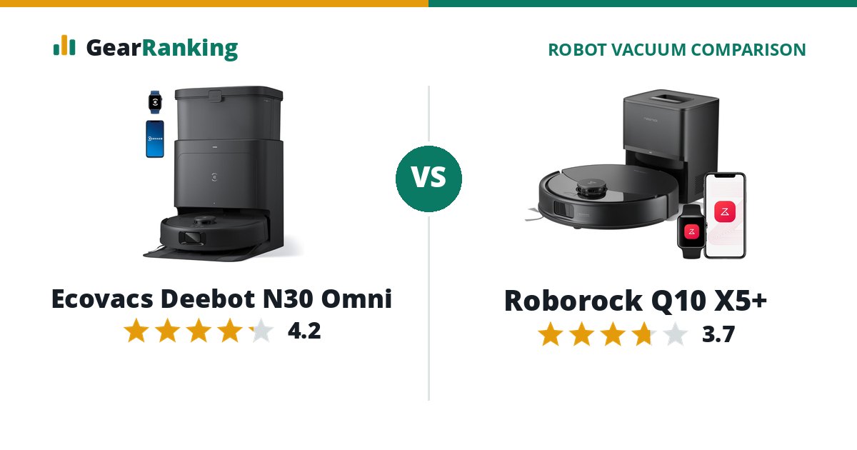 Ecovacs Deebot N30 Omni vs Roborock Q10 X5+