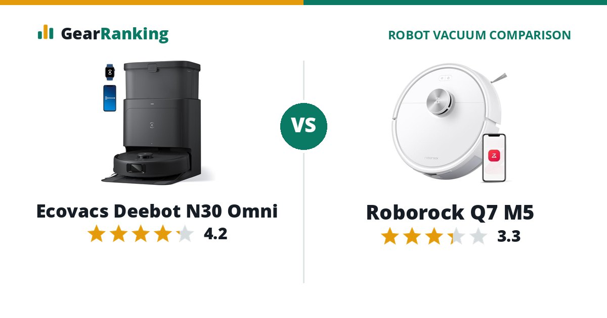 Ecovacs Deebot N30 Omni vs Roborock Q7 M5