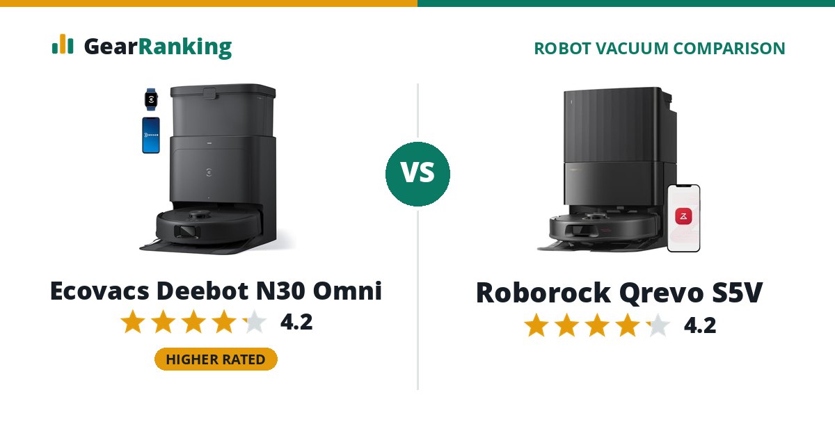 Ecovacs Deebot N30 Omni vs Roborock Qrevo S5V