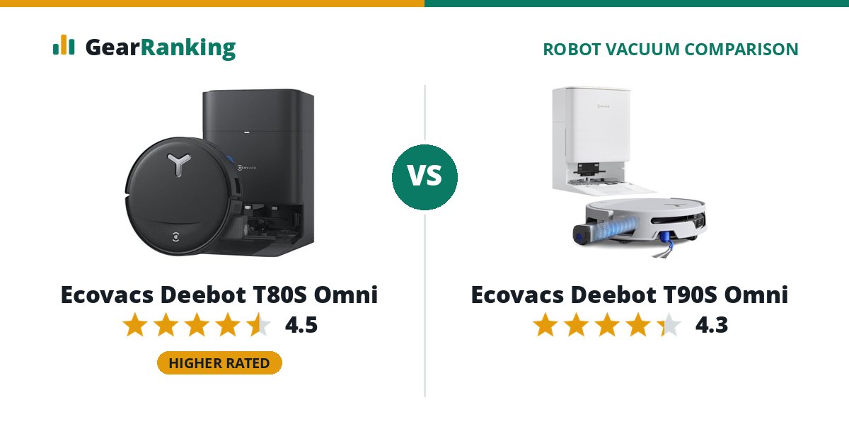 Ecovacs Deebot T80S Omni vs Ecovacs Deebot T90S Omni