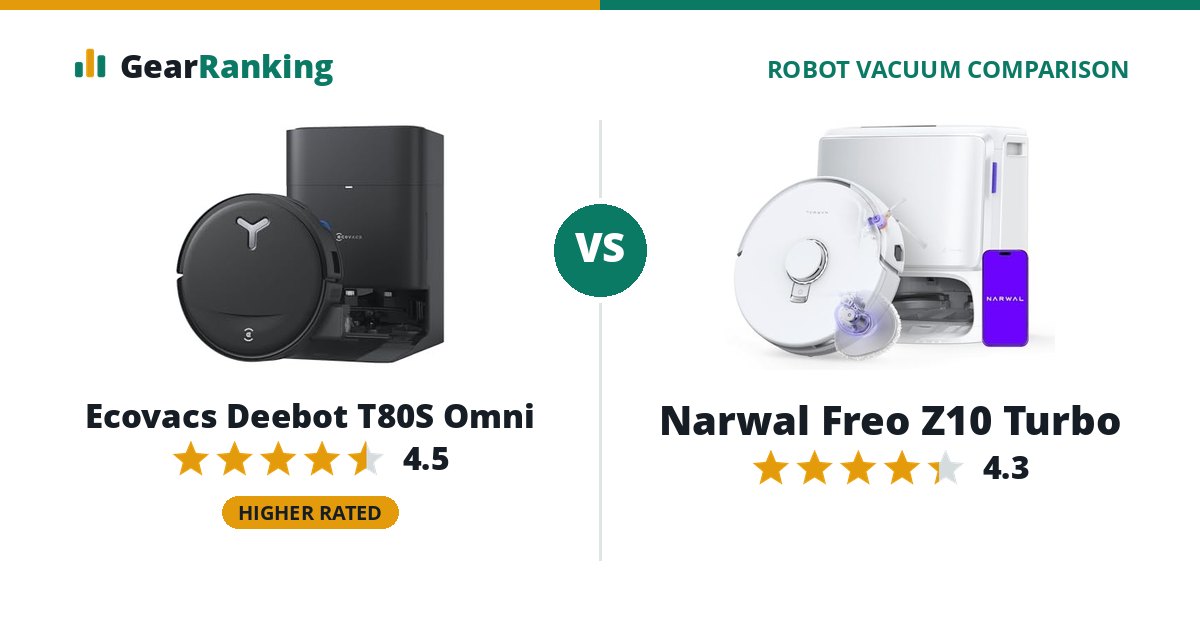 Ecovacs Deebot T80S Omni vs Narwal Freo Z10 Turbo