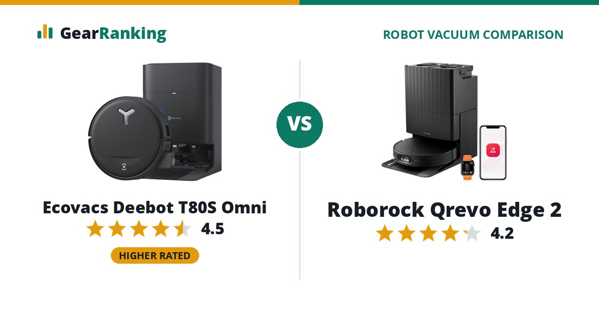 Ecovacs Deebot T80S Omni vs Roborock Qrevo Edge 2