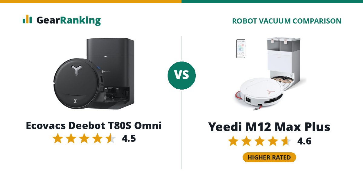 Ecovacs Deebot T80S Omni vs Yeedi M12 Max Plus