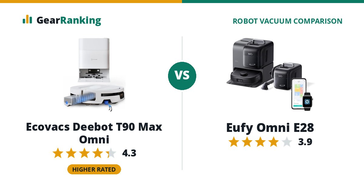 Ecovacs Deebot T90 Max Omni vs Eufy Omni E28