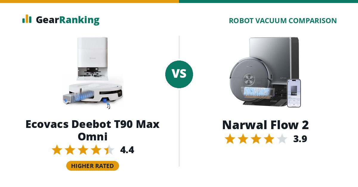 Ecovacs Deebot T90 Max Omni vs Narwal Flow 2