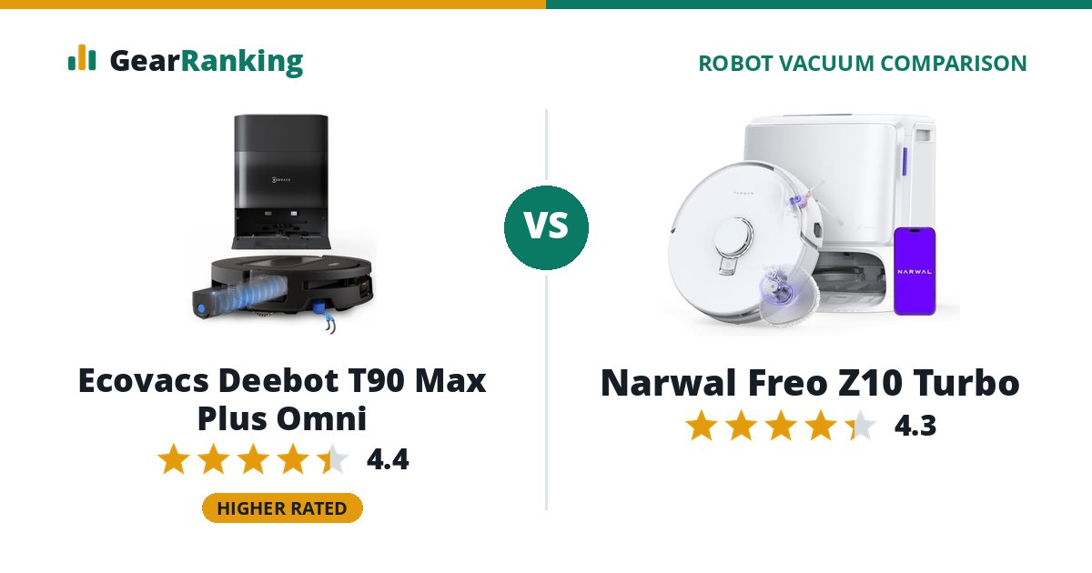 Ecovacs Deebot T90 Max Plus Omni vs Narwal Freo Z10 Turbo