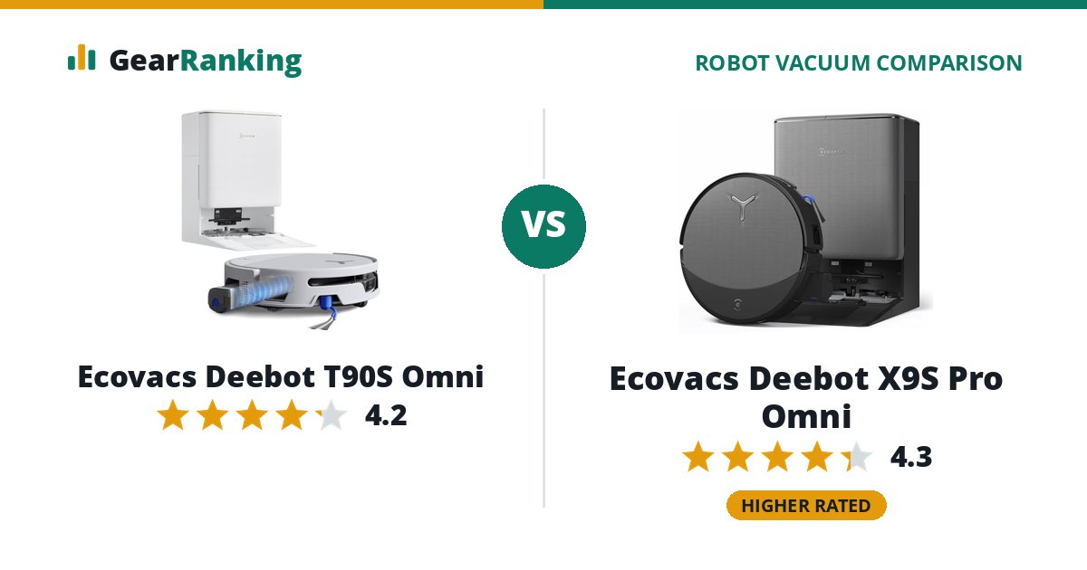 Ecovacs Deebot T90S Omni vs Ecovacs Deebot X9S Pro Omni