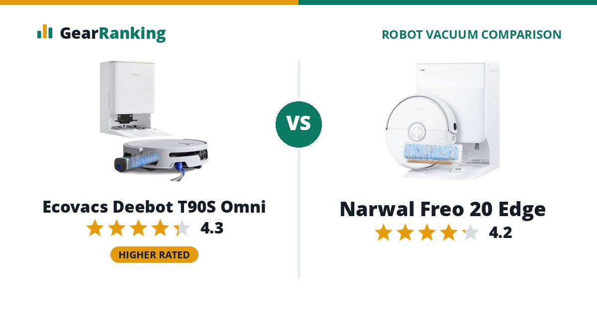 Ecovacs Deebot T90S Omni vs Narwal Freo 20 Edge