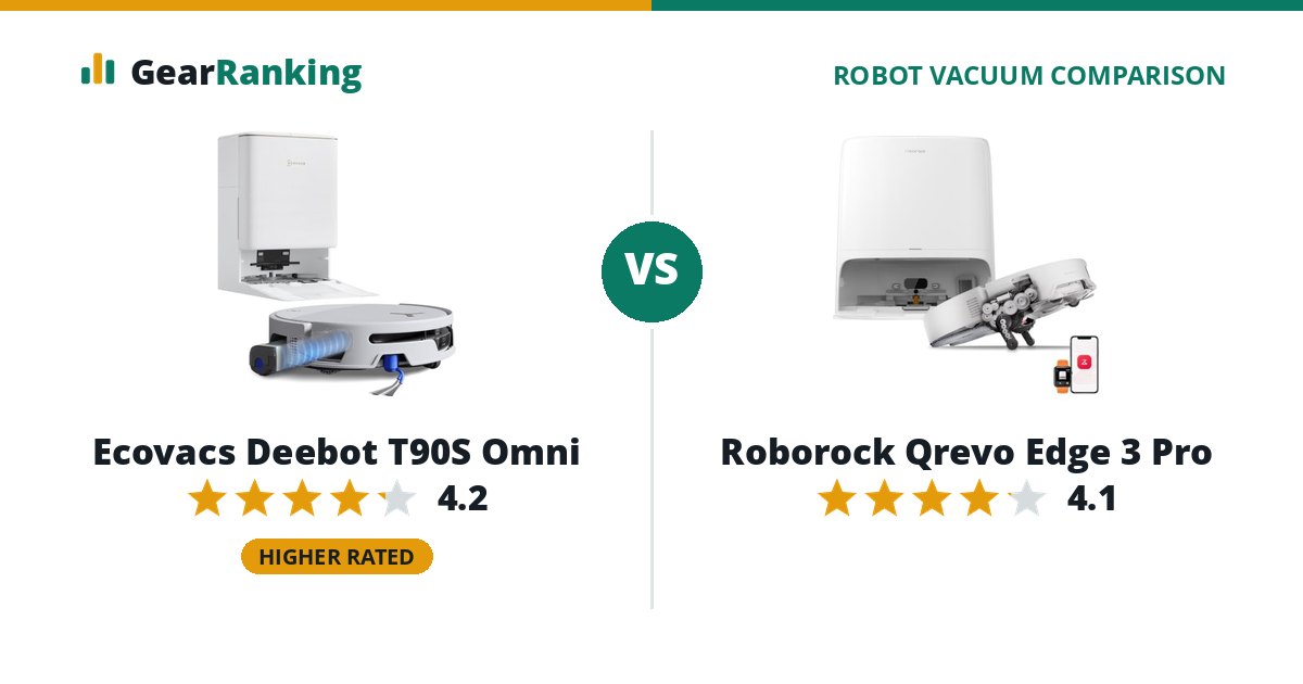Ecovacs Deebot T90S Omni vs Roborock Qrevo Edge 3 Pro